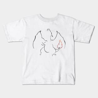 Fire Dragon Kids T-Shirt